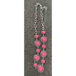 PAPARAZZI VOYAGER VIBES‎ ROSE PINK SOUTHWESTERN NECKLACE